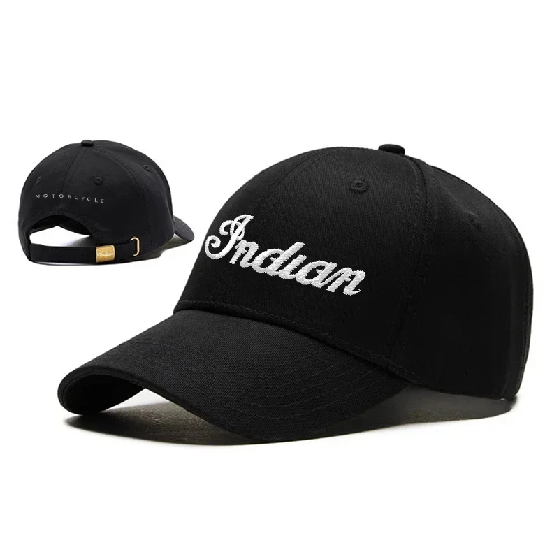 Motorcycle Embroidery Hats Casual Baseball Caps Sunscreen Hat For Indian Scout FTR CHIEF SPRINGFIELD CHIEFTAIN ROADMASTER