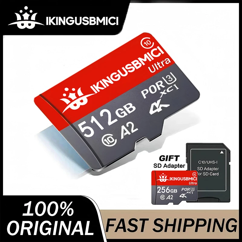 Ultra TF Cards Micro TF Card Memory Card SD Cards 32GB 128GB 512GB Waterproof A2 V30 for GoPro Laptop Digital Devices