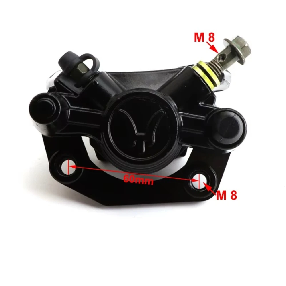 Motocycle Front/Rear Hydraulic Disc Brake Caliper With Brake Pad For Citycoco Harley Electric Car Scooter Replacement Parts