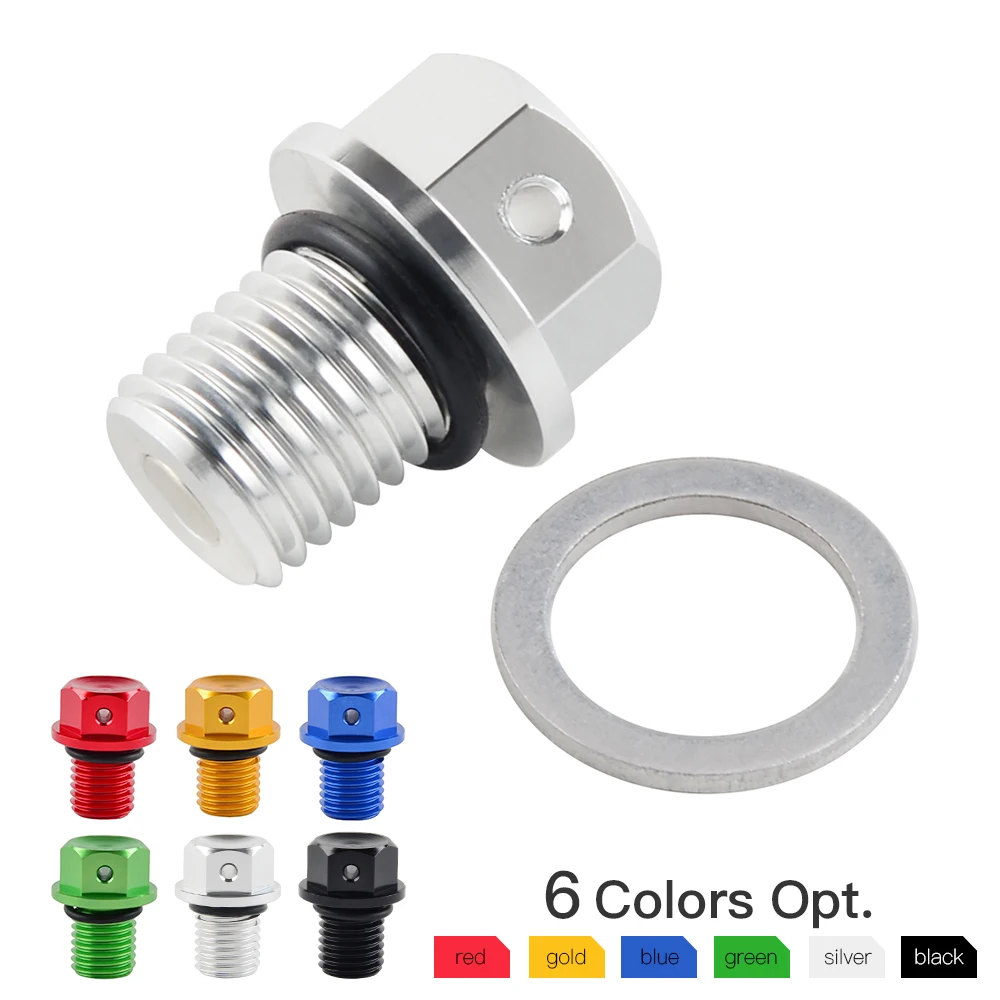 For Aprilia Leonardo 125 150 1996-2001 RSV 1000 Futura Tuono ETV 1000 Capo Nord RX 125 Motorcycle Magnetic Oil Drain Bolt Screw