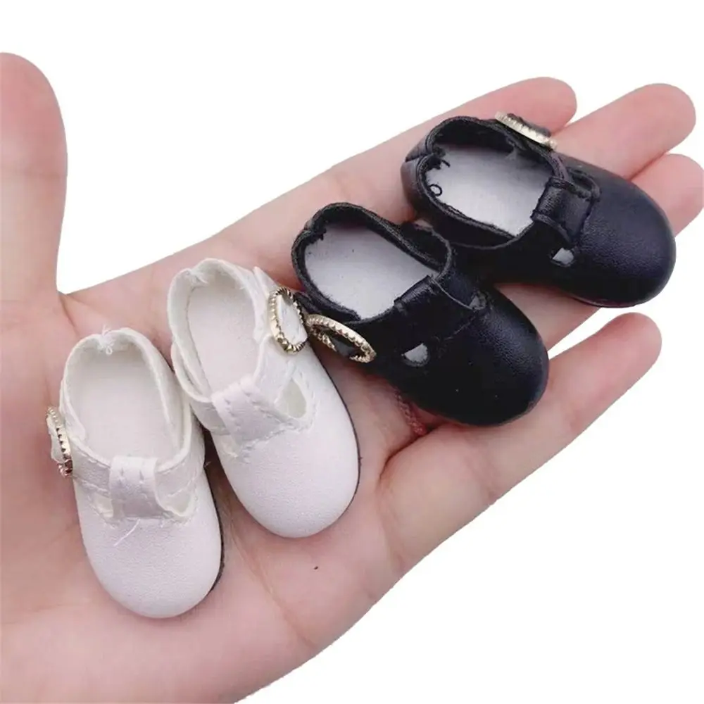 PU Leather 4.6cm Colorful Shiny Sneakers Lightweight Shoes Doll Doll PU Leather Shoes 1 Pair Cute Leather Boots Children Toys