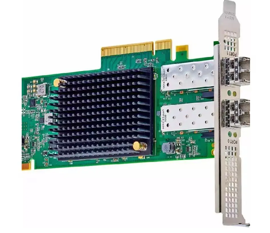 Оригинальный сетевой адаптер LPE36002-M64 с оптоволоконным каналом 64 ГБ, 2-портовая оптическая ПК-карта для сервера с интерфейсом PCI SFP
