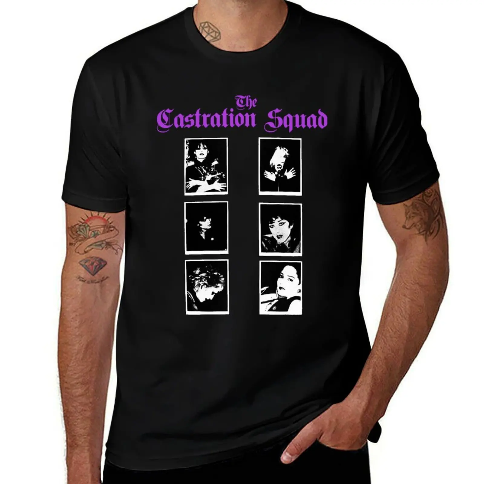 

The Castration Squad T-Shirt plus sizes Short sleeve tee korean fashion T-shirt men