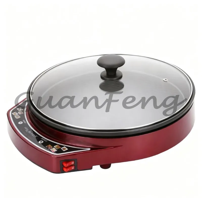 Single-sided Electric Griddle, Extra Large Deepened Non-Stick Flat Pancake Frying Pan