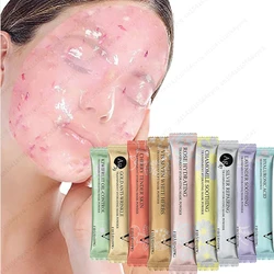 Mascarilla de hidrogelatina suave para salón de belleza, máscara Facial de goma de oro rosa, ácido hialurónico, colágeno en polvo, cosméticos para el cuidado de la piel, bricolaje