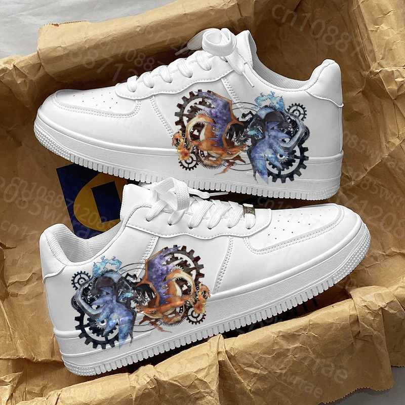 أحذية البوكيمون الكرتونية المراهقات الفتيان عالية أعلى في الهواء الطلق كرة السلة الرياضة عارضة الرجال امرأة أحذية 3D طباعة أحذية رياضية