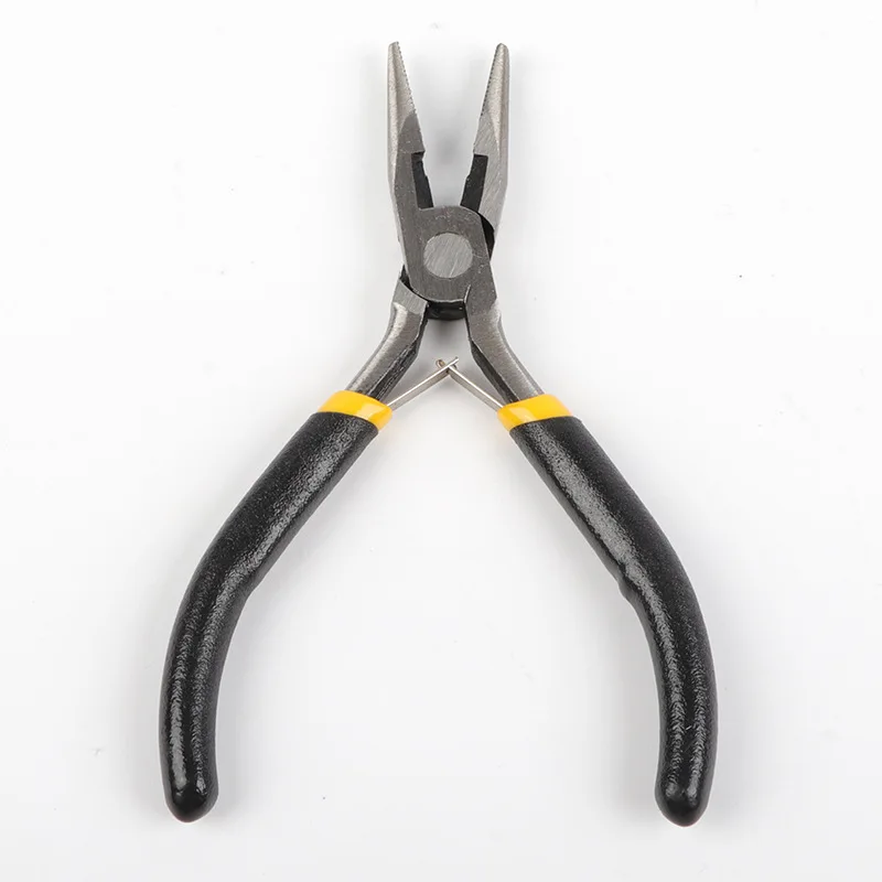 Feronnickel-Kohlenstoffstahl Rundzangen mit Hartmetallspitze für Schmuckherstellung, DIY-Werkzeuge, geeignet für Handarbeit und Perlenarbeiten – Detail 4