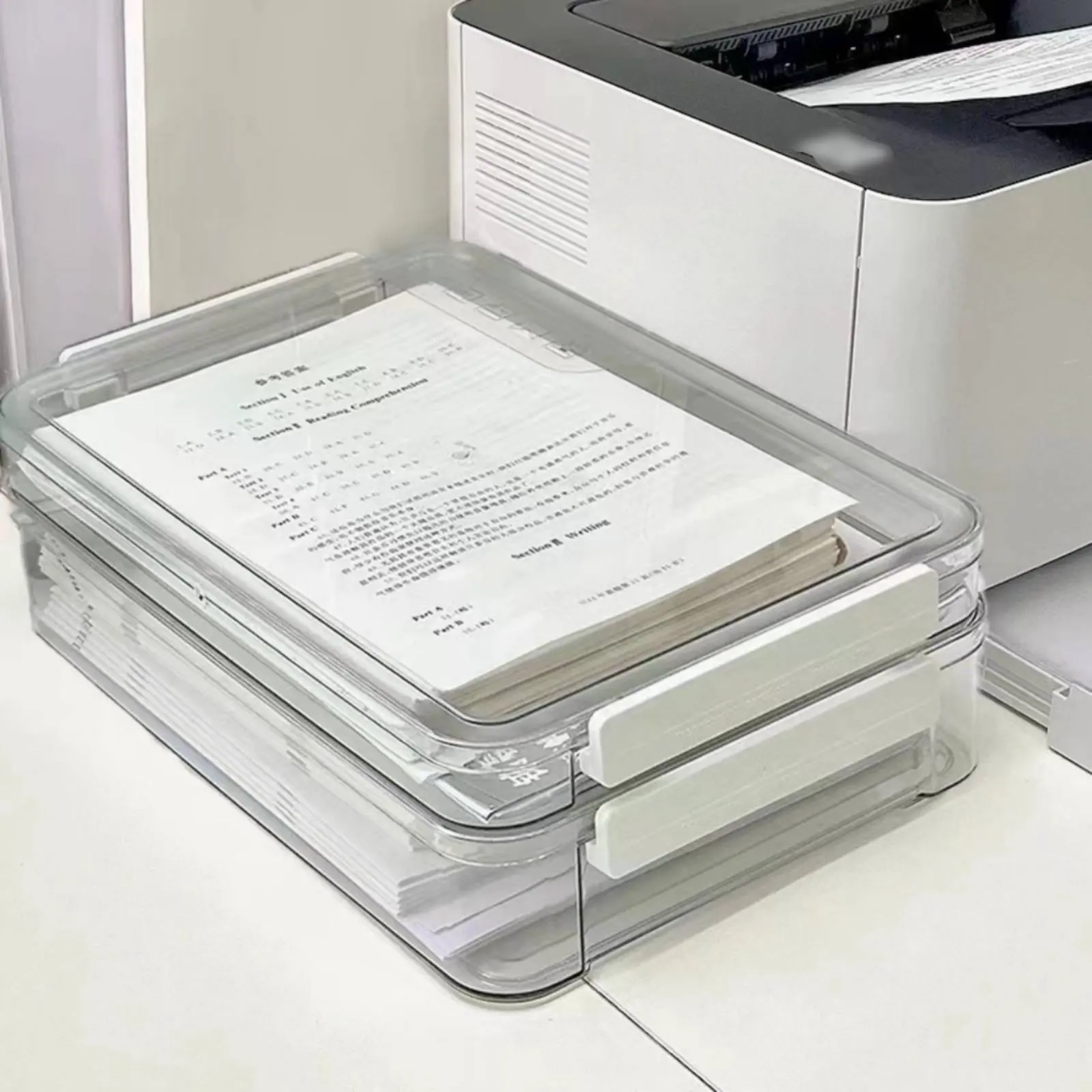 a4-file-storage-box-long-lasting-certificate-storage-container-transparent-document-holder-portable-stackable-paper-holder