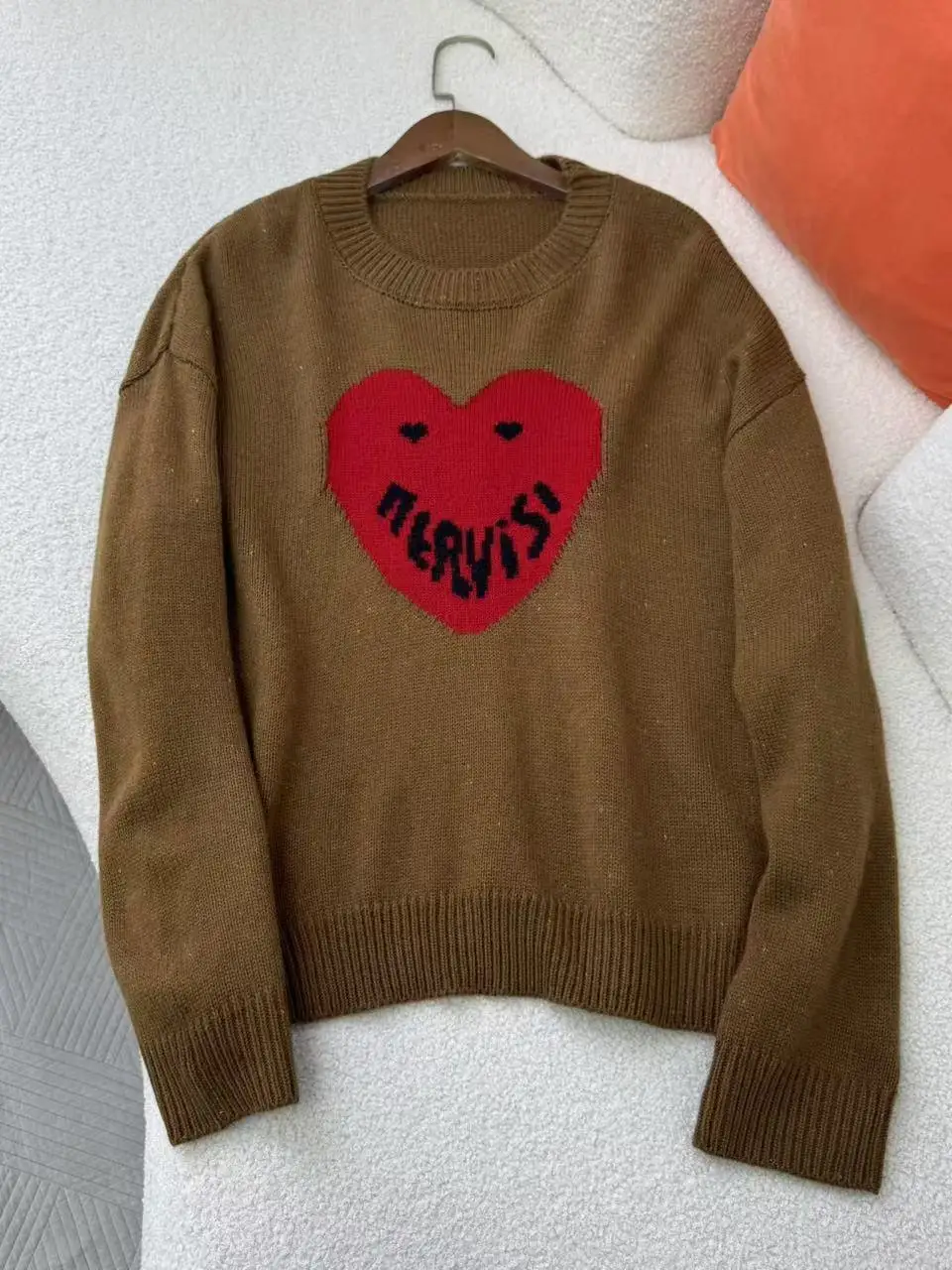 

Loose Long Sve Women's Knitted Sweater round Ne Pullover Korean Sle Casual Tassel Sweater Coat Autumn Winter Cotton