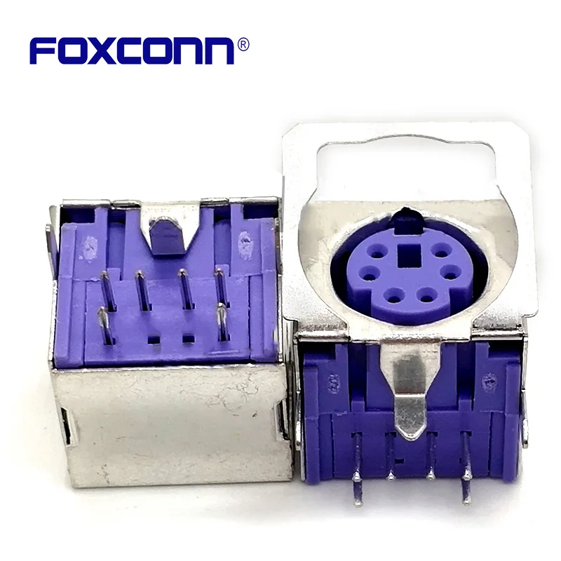 Foxconn MH11061-PK7-4F Keyboard / mouse connector Mini Din Purple 6-core