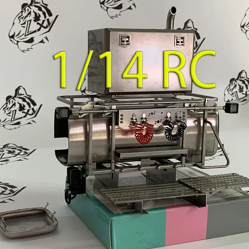 1:14スケール メタルシミュレーション メタルツールボックス 機器ラック タミヤRCトラック用 SCANIA 770S R620 VOLVO BENZ Arocs MAN TGX車用