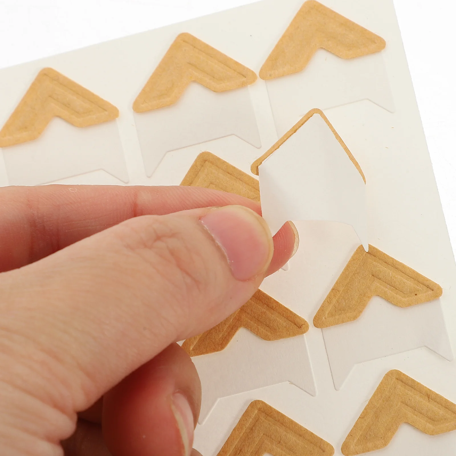 

10 Sheets Scrapbook Accessories Photo Corners Photo Album Decor Self Adhesive Scrapbook Corner Stickers Picture Corners