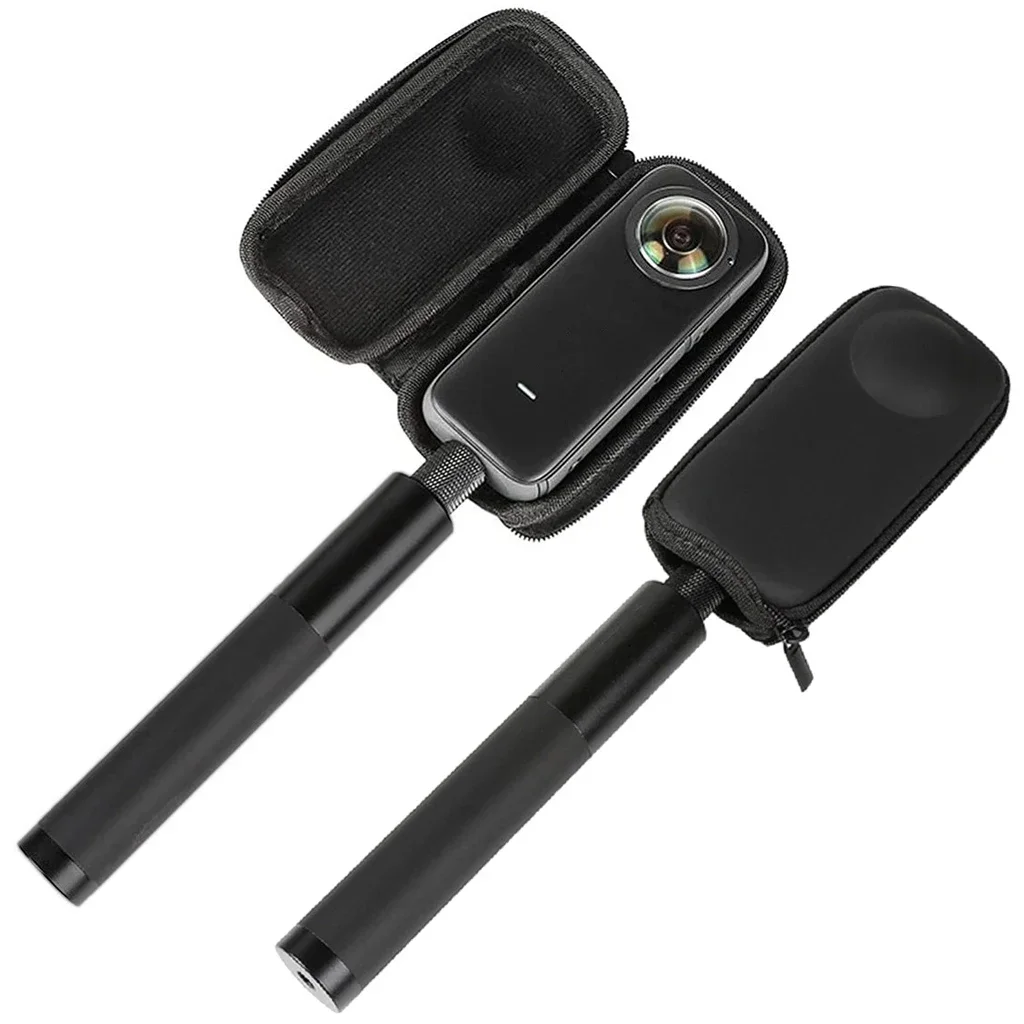 حقيبة تخزين EVA بسحاب لـ Insta360 X3 X2 ONE X Action Sport ملحقات حماية الكاميرا Loophole مصممة لعصا السيلفي