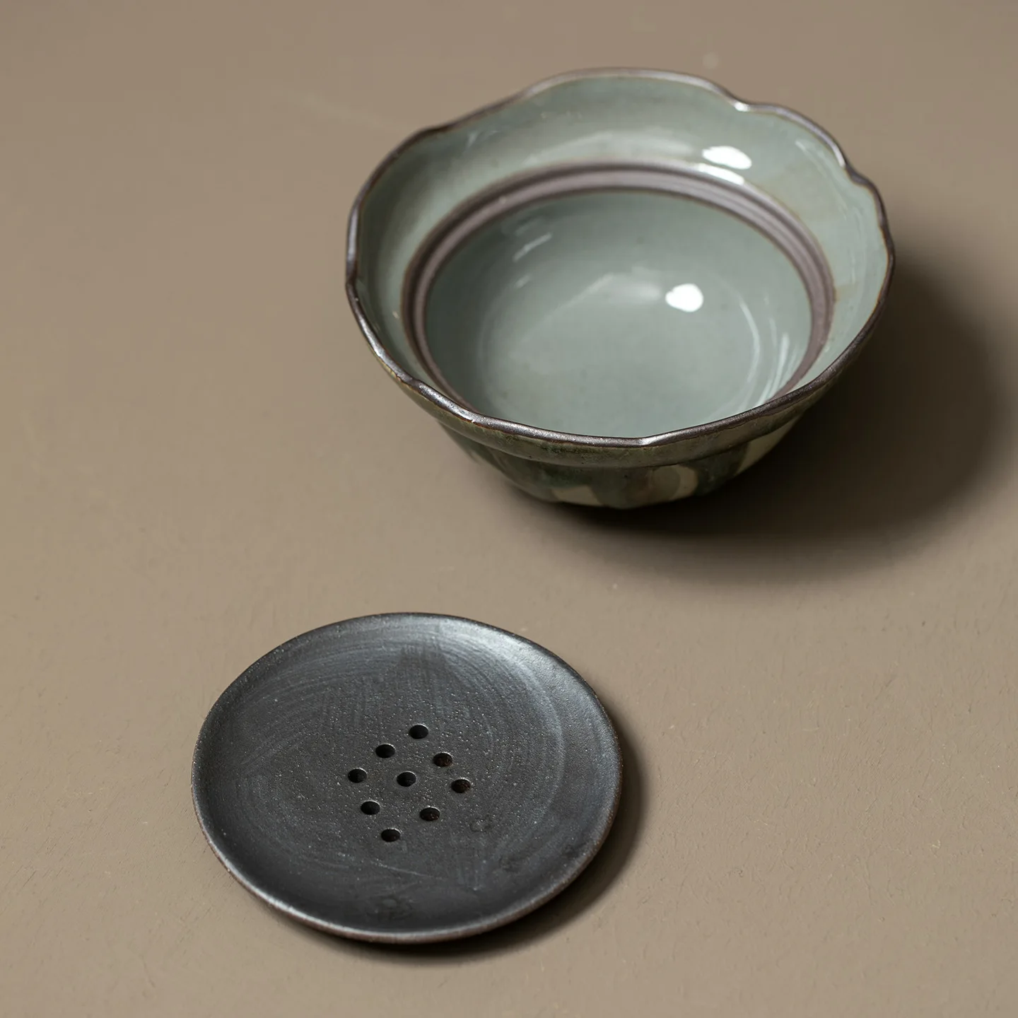 

Грубая керамика, держатель для чайника в японском стиле, чайник ручной работы для домашнего использования, чайный сервиз кунг-фу, банка для остатков чая, керамический поднос для чая