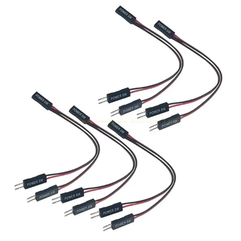 External Desktop Power Switches Adapters Cable for Enhances PC Control and Easy Installation