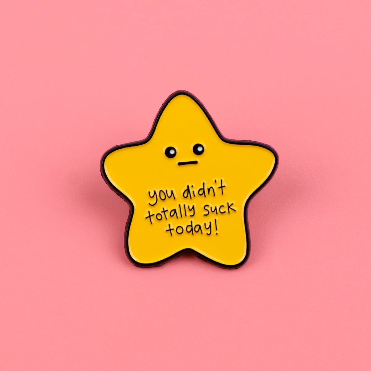 Inspirational Words Enamel Pins Star Brooches Badge Lapel Pin For Backpack Clothes Accessories Fashion Jewelry Birthday Gifts