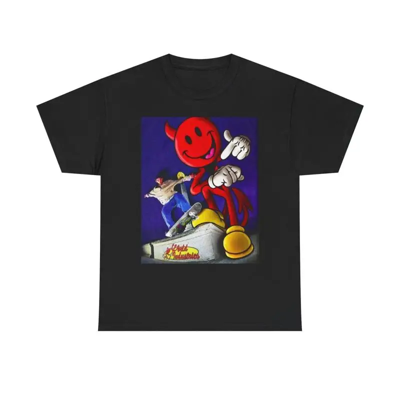 World Industries Graphic T Shirt Vintage Skateboarding Unisex Heavy Cotton Tee
