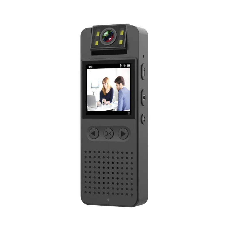 HD 1080P Mini Digital Camera Mobile Phone Wifi Hotspot Forensics and Law Enforcement Recorder 180 ° Rotary Night Vision Recorder