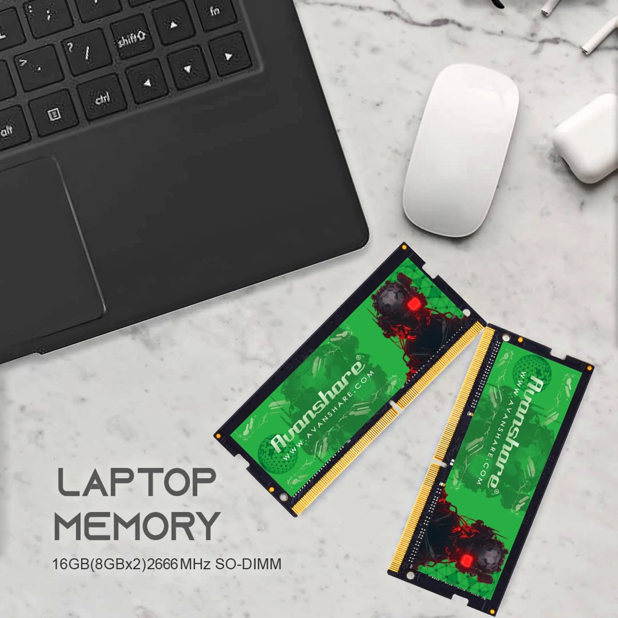Memori RAM Notebook Avanshare DDR5 DDR4 32GB 16GB 8GB 2400MHz 2666MHz 3200MHz 5600MHz Untuk Laptop Notebook Komputer Gaming RAM