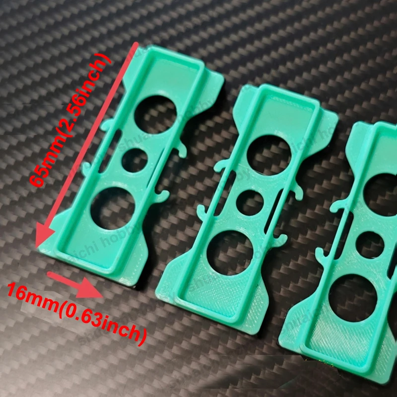 3PCS 2S 450mAh Battery Protection Seat 65x16mm Printed Fixed Mount Battery Protective Holder w Sponge Pad for Pavo20 FPV Drone