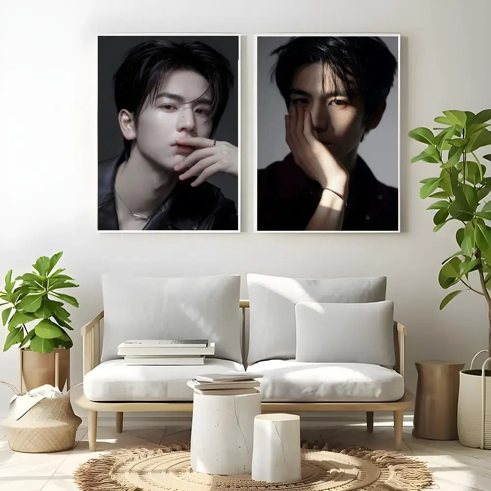 Actor Zhang Linghe Poster Wall art print art suitable for living room bedroom bar parlor home decoration gift