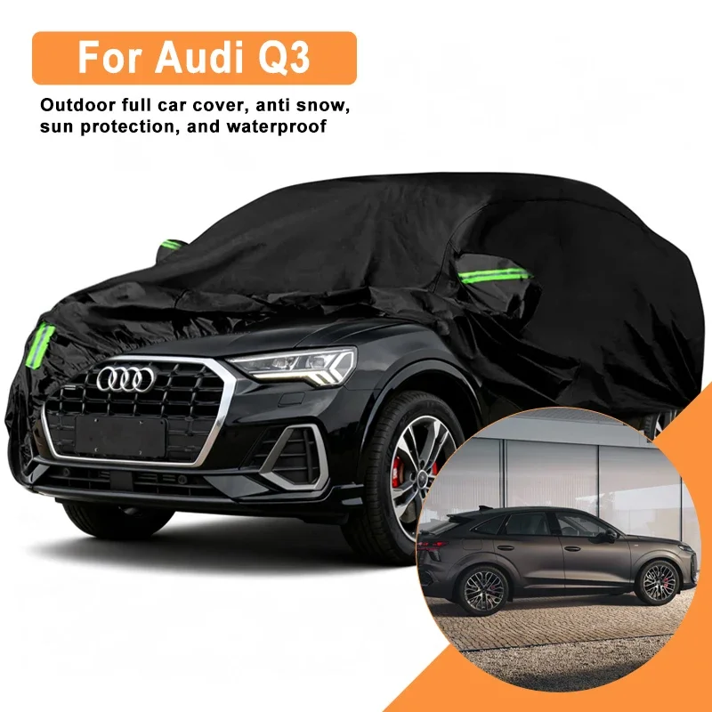 

For Audi Q3 Car Full Cover - Outdoor Waterproof Snowproof Sunshade, Winter & Summer All Weather Auto Protection Accessories