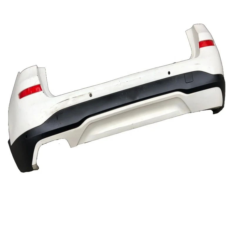 The classic high quality X3 series F25LCI rear bumper surrounds the lower lip spoiler jaw of   reflector for BMW