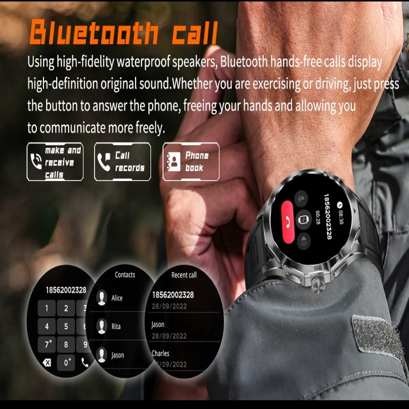 Imagem -03 - Smartver Esportivo à Prova Dágua para Homens Chamada Bluetooth Rastreamento Gps 400 Mais Mostrador Livre Tela Ultra Amoled Nova Bússola 1.85 2024