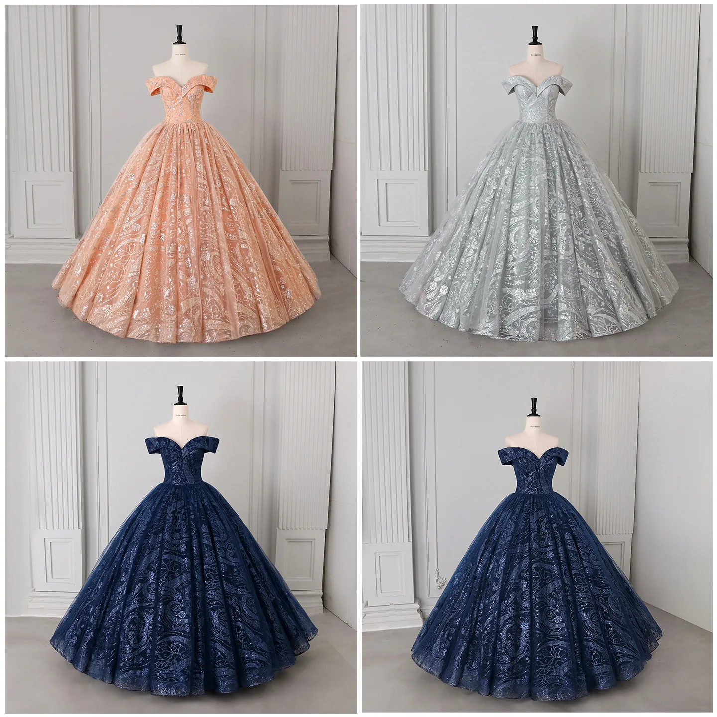 Sonhar Abiti Glitter 15 Abiti Quinceanera Abito da ballo Abito da festa di compleanno formale Abito da ballo personalizzato Abito da 15 anni 2026