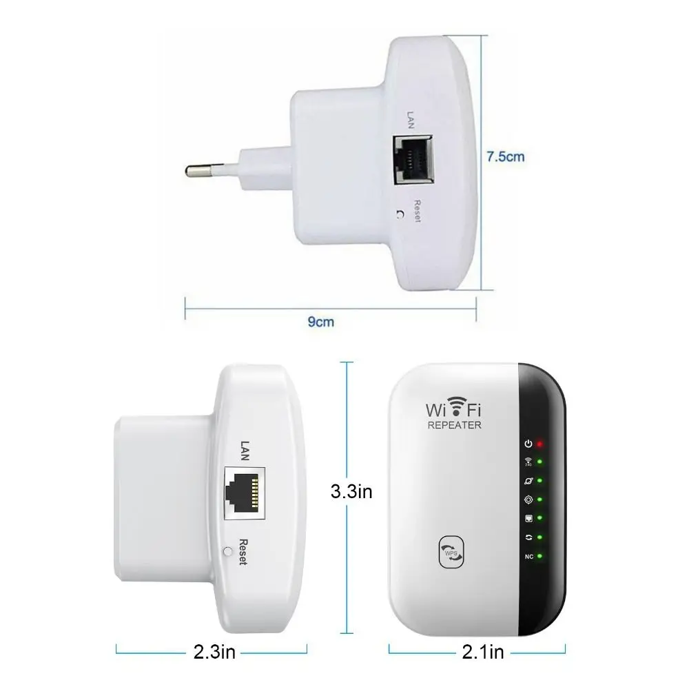 고품질 300Mbps 와이파이 확장기 미국/유럽/호주/영국 4/7등 와이파이 신호 증폭기 무선 802.11bgn 와이파이 리피터 가정용
