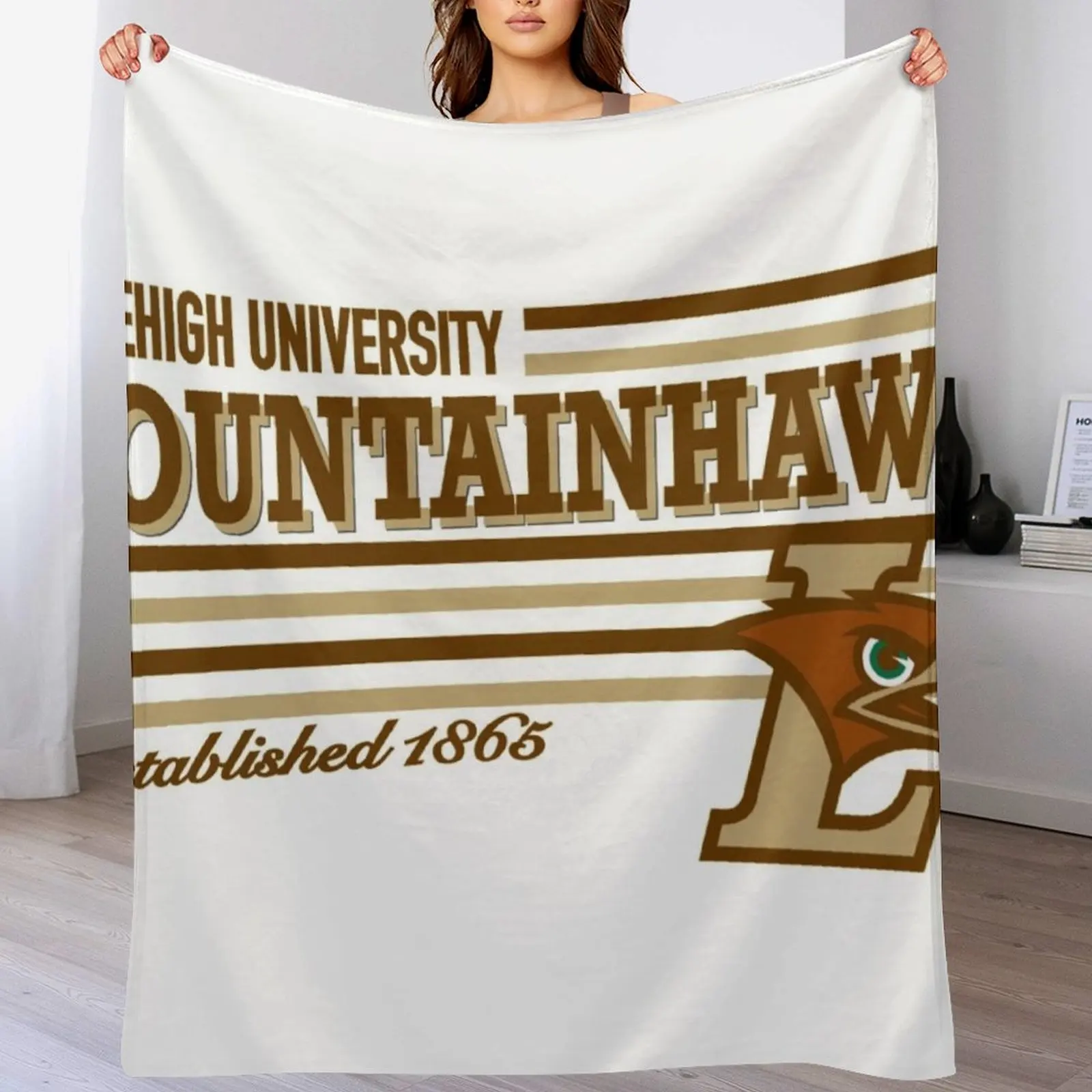 Lehigh University Throw Blanket Fashion Sofas Furrys Blankets