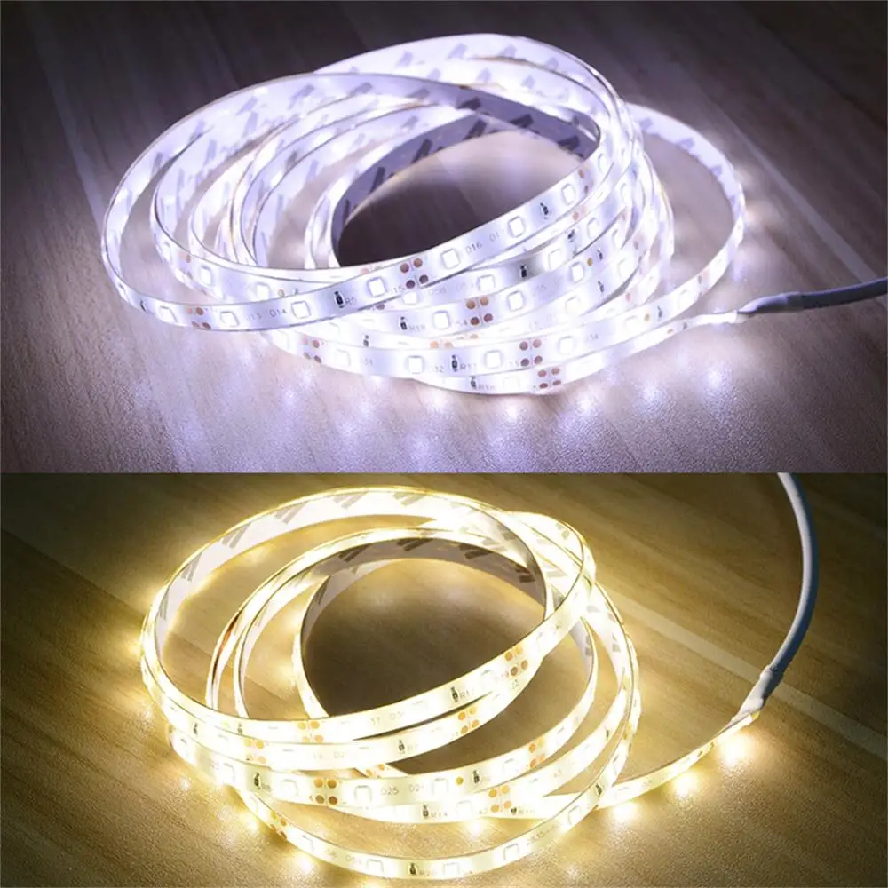 1-5M LED Strip Light Waterproof Lights Sensor Motion Smart Diode Close Décor Night Tape with Plug Lamp Back PIR 12V For US TV EU