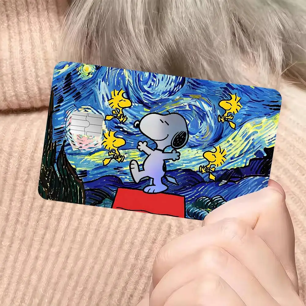 Cartoon S-Snoopy Anime Aufkleber-Folie für Kreditkarten und Debitkarten Vorderseite – Detail 10