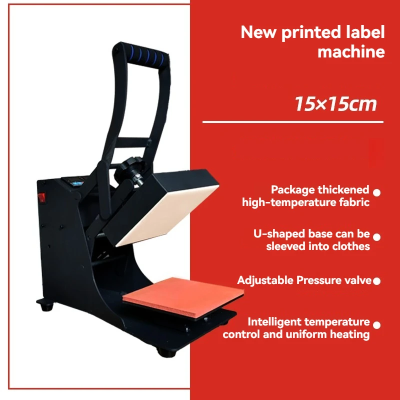 

Flat Press Hot Press Machine Manual Heat Transfer Hot Press Machine Multifunctional Printer Transfer T-Shirt Cap LOGO DIY Hot St