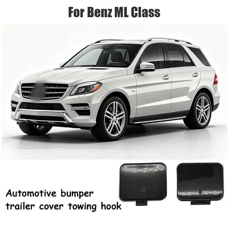 For Mercedes W164 ML Class 2006-2009 ML300 ML320 ML350 ML400 ML450 Car Front Rear Bumper Tow Hook Cover Cap Black