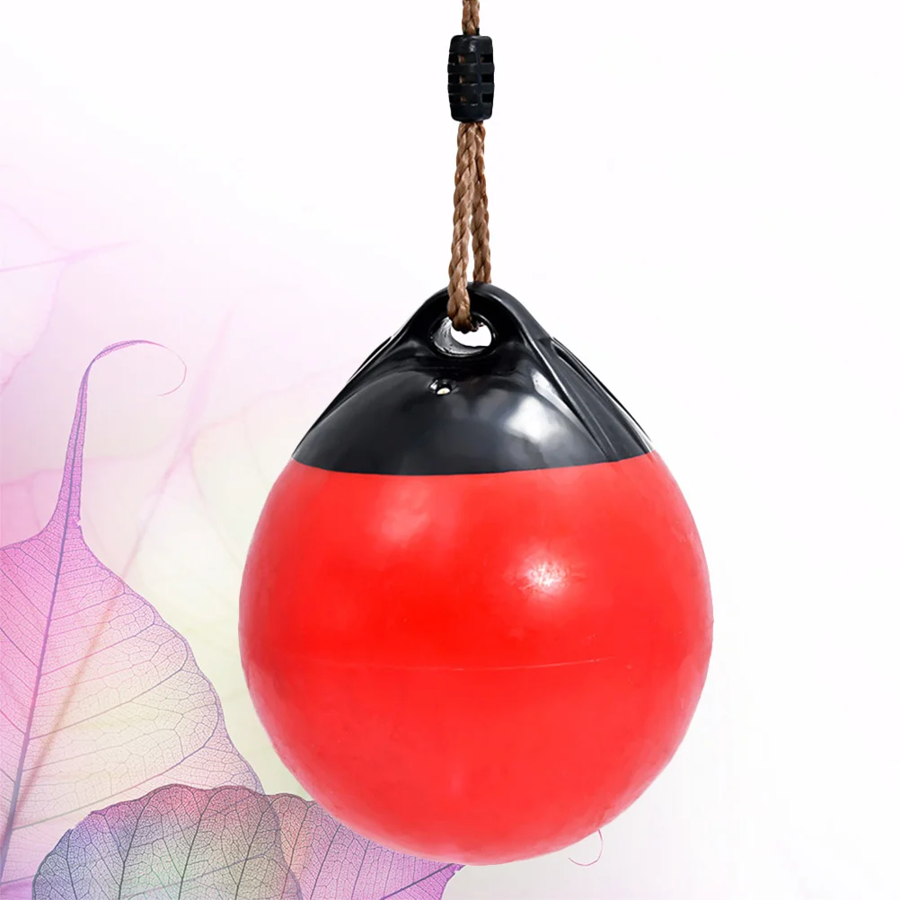 1 Stuks Opblaasbare Boei Bal Schommel Set Touw Zetel Outdoor Kids Tuin Schommel Balans Coördinatie Spelen Opblaasbaar