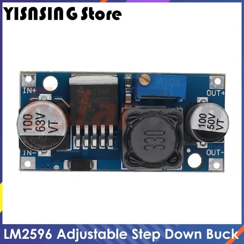 LM2596HVS LM2596 HV LM2596HV DC-DC Adjustable Step Down Buck Converter Power Module 4.5-50V To 3-35V Urrent limiting