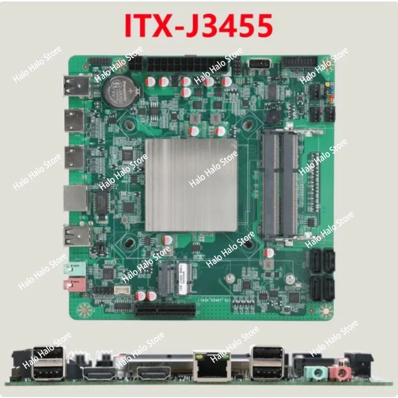 N100 NAS Motherboard, Dual 2.5G i226-V Ethernet Ports, Dual M.2 NVMe Slots with PCIe 3.0 Expansion Slot for Storage Server