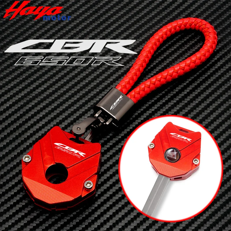 Modified Key Cover Case Shell Protection & Keyring Keychain Motorcycle Accessories For HONDA CBR650R CBR 650 R 650R 2019-2022