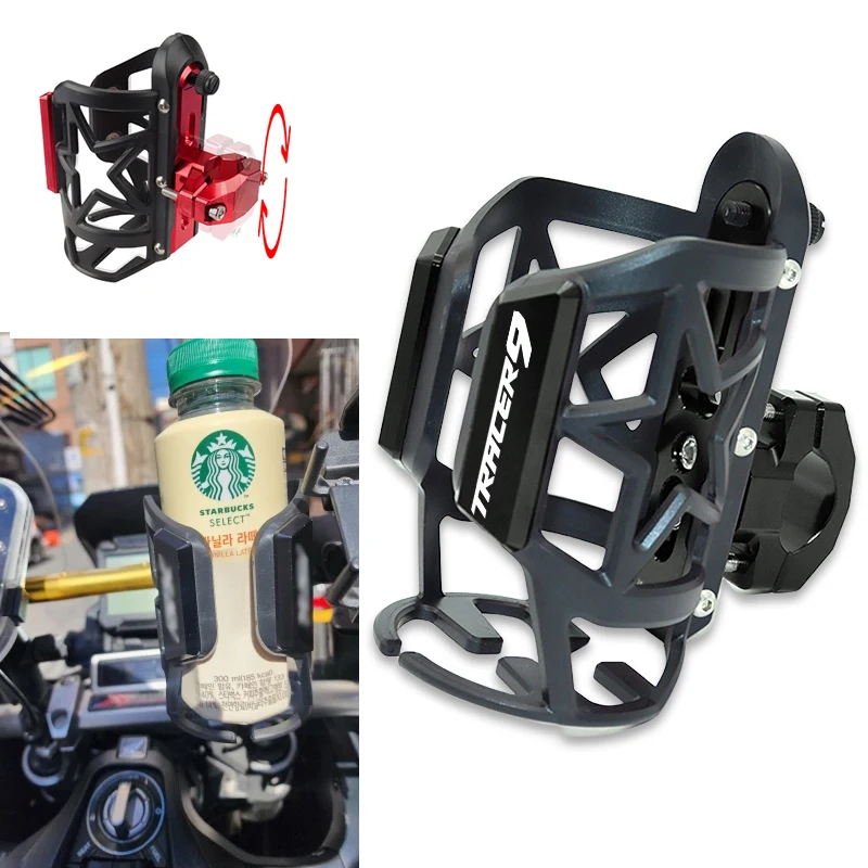 Fit For Yamaha TRACER9 GT TRACER 9 /9GT 2021 2022 Accessories Beverage Water Cup Holder Motorcycle CNC Bottle Drink Cup Holder