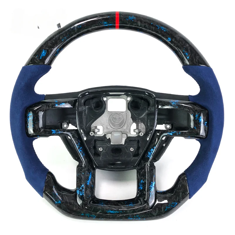 For Ford Ranger/Raptor F150 Custom Forged Carbon Fiber Sports Steering Wheel with Shift Paddles 2017-2020