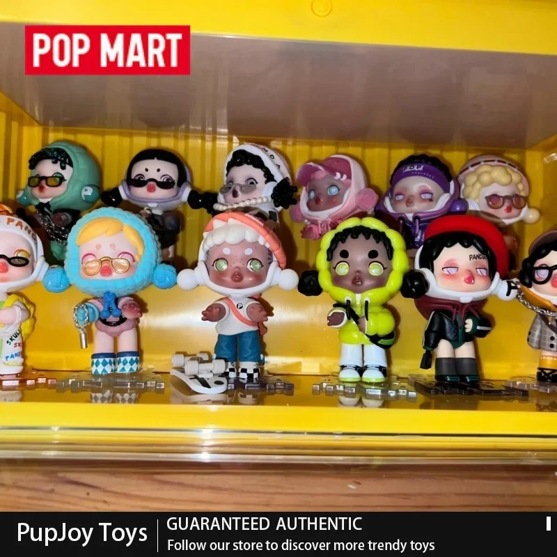 Genuine Pop Mart Skullpanda Sp2 Panda Craze Cool Blind Box Retro