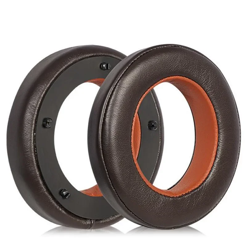 Per Focal CLEAR MG ELEGIA UTOPIA S TELLIA Cuffie di ricambio Cuscinetti auricolari in pelle di agnello Cuscinetti in pelle di pecora traforata nera