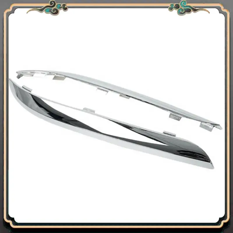 

M45K-2PCS 68127941AB, 68127940AB Replacement Parts For Chrysler 300 2011-2014 Front Bumper Molding Trim Set Left+Right