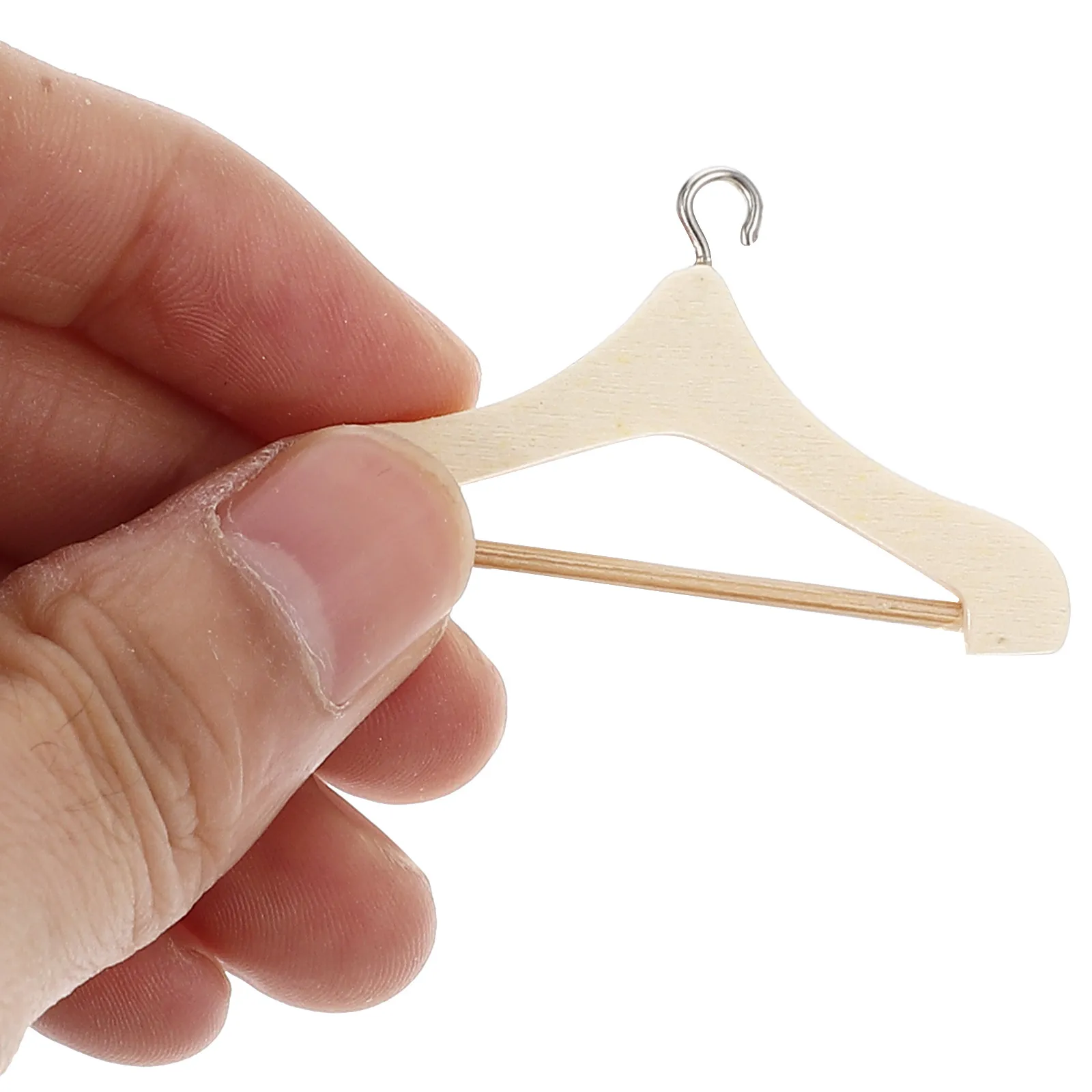 

20Pcs Mini Clothes Hangers Simulated Small Hangers Mini House Supplies Closet Organizer Rack Dress Hanging Racks