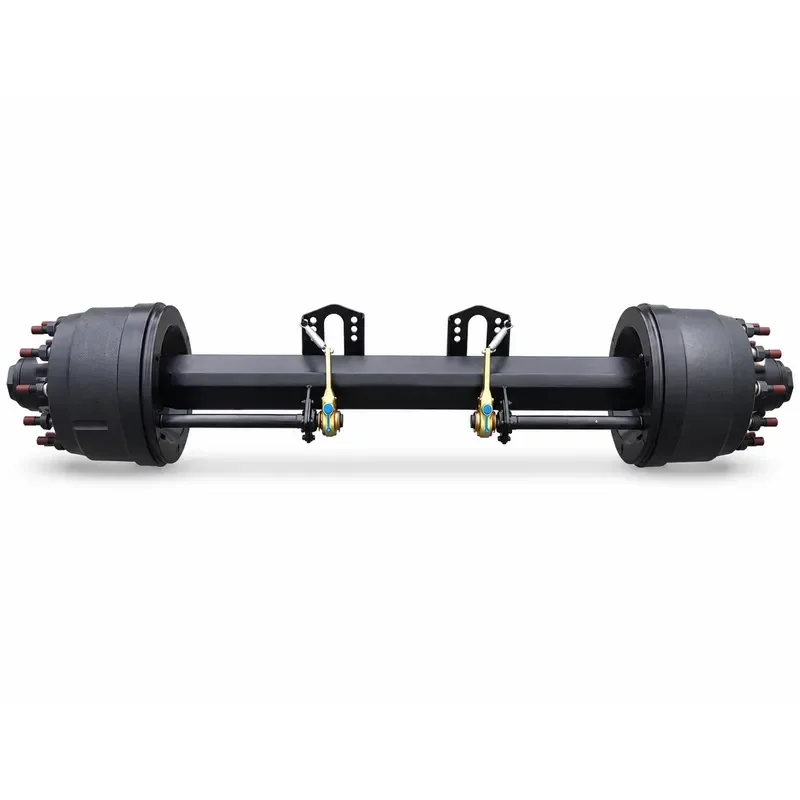 Reliable 12T 13T Trailer Axle Spindle and Hub Assembly for Long-Distance Transport