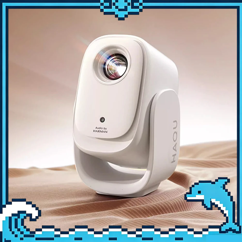 

HAQU Q1Pro Projector 1080P 370CVIA Wall Color Adaptation 2800：1 FOFO Contrast Projectors Intelligent Obstacle Avoidance