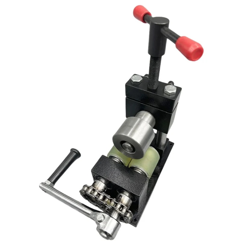 Circular Semicircle Rolling Mill for Jewelry Making Manual Tabletting Roll Mill with Engine Presser Tool