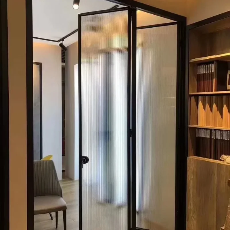 custom.Durable Aluminium Polycarbonate Accordion Folding Retail Spaces Customizable Options