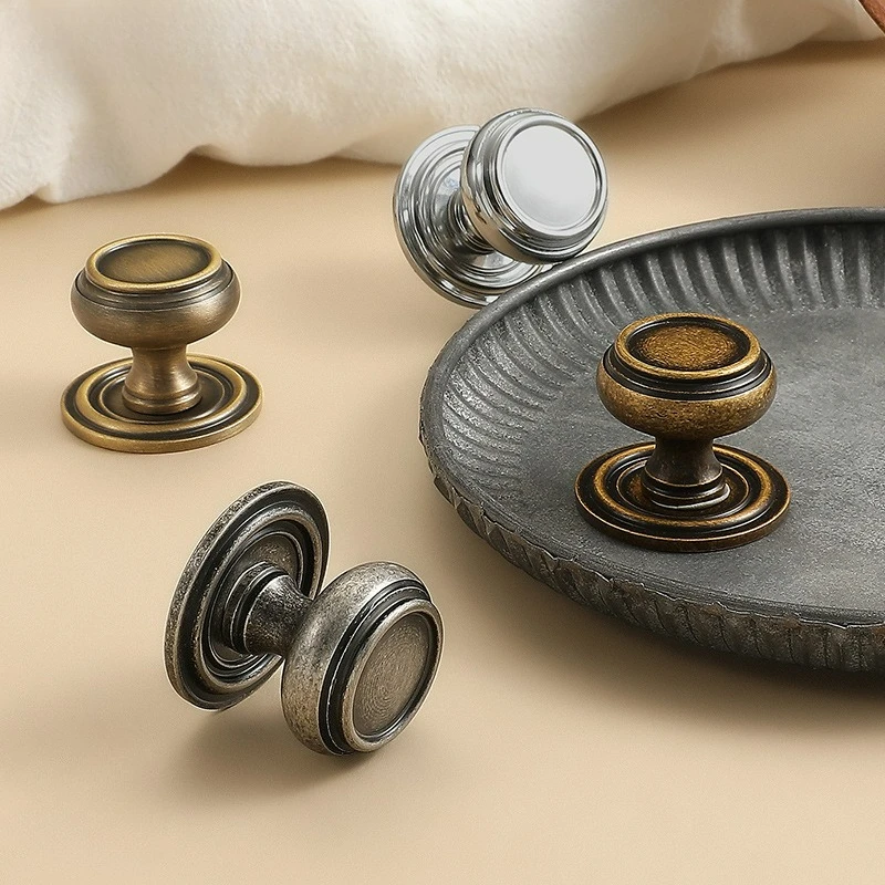 

French Retro Brass Drawer Handle, Antique Style, Shoe Cabinet Door, Cabinet, Wardrobe Door Handle, Furniture Handle